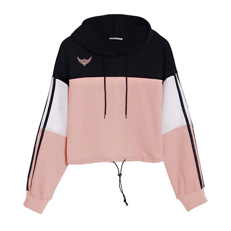 Women Crop Top Hoodie